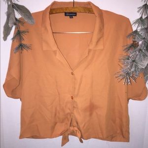 Burnt Orange Crop Top